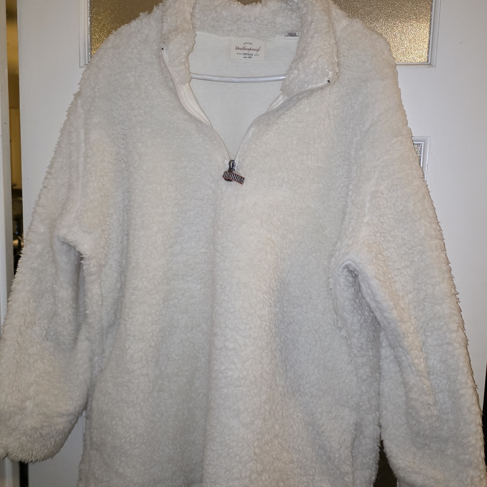 Cream Teddy Sherpa Pullover